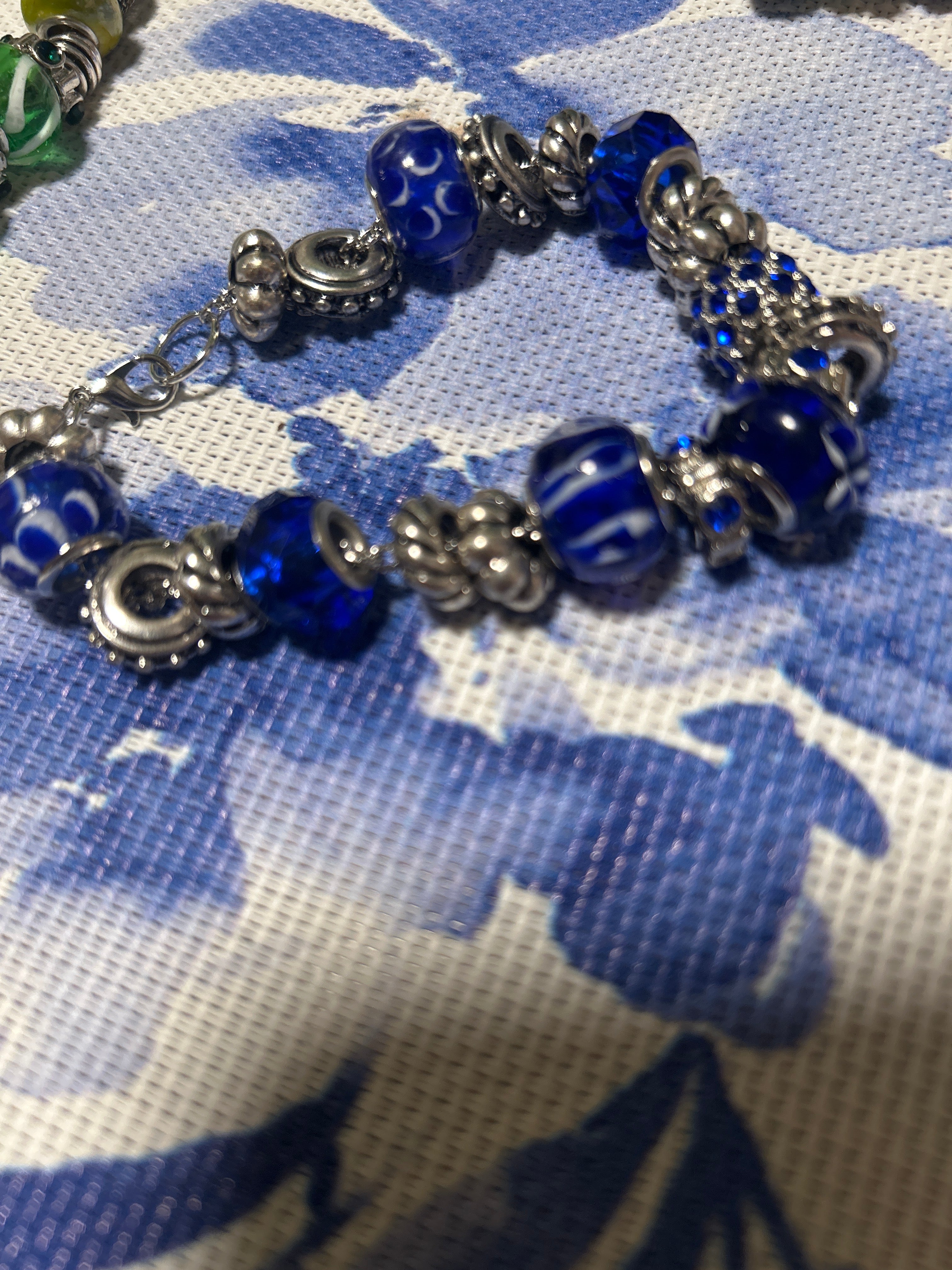 Glass bead bracelets