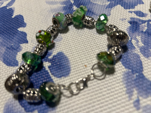 Glass bead bracelets